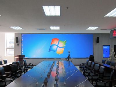 多媒體會議室P2全彩LED高清顯示屏15平方米報價及多媒體制作服務概述